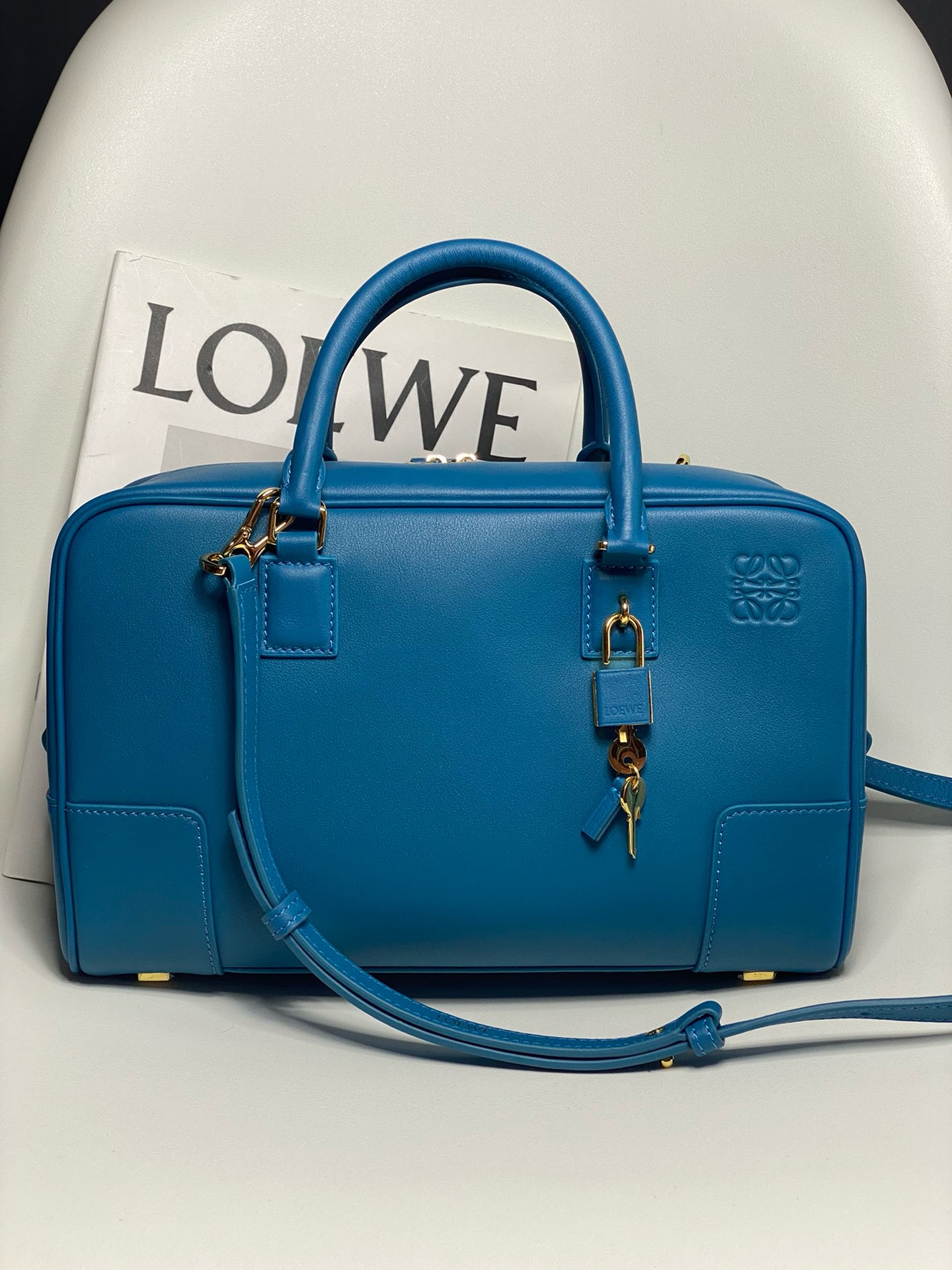 Loewe Original Leather tote 652388 blue