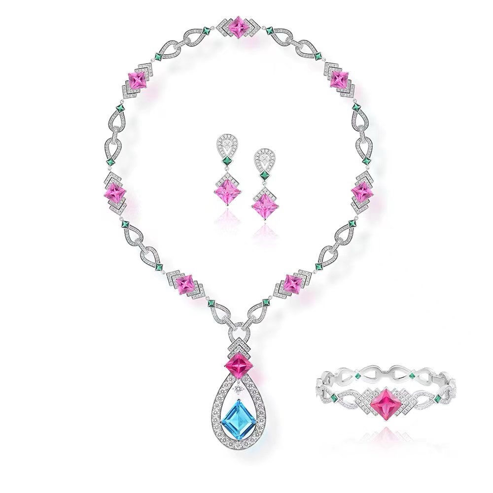 BVLGARI NECKLACE&Earrings&Bracelet CE13338