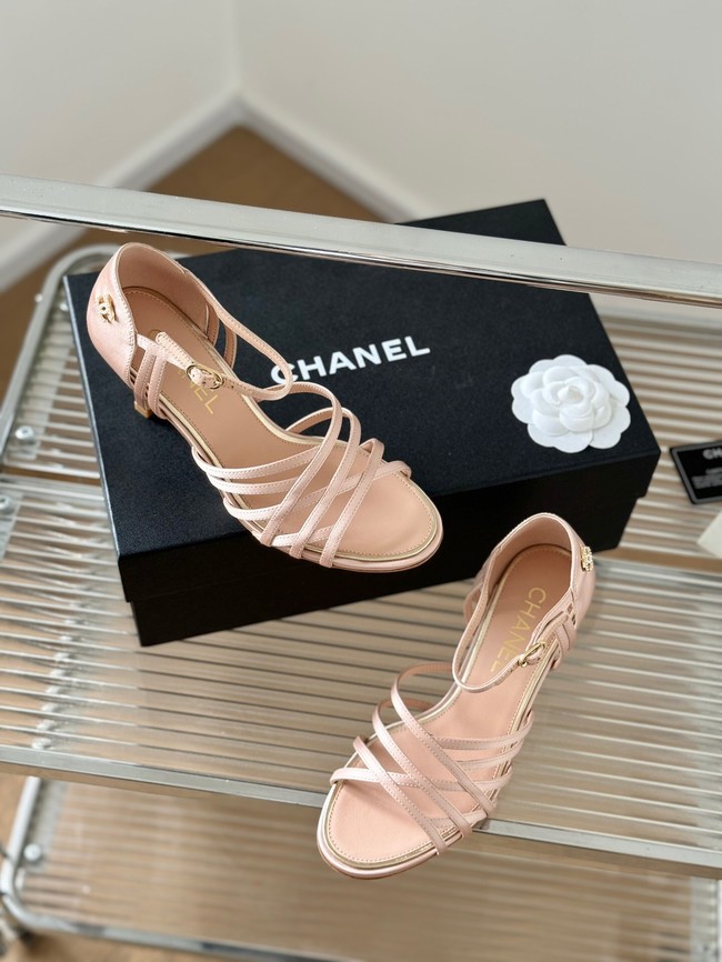 Chanel WOMENS SANDAL heel height 7CM 36597-2