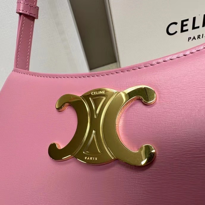 Celine MEDIUM TILLY BAG IN SHINY CALFSKIN 115703 pink