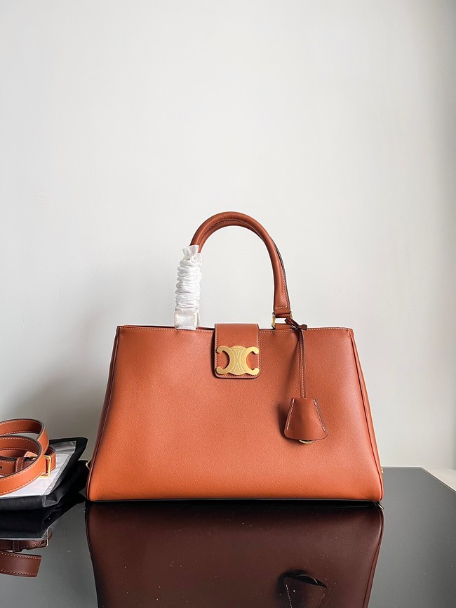 Celine MEDIUM APPOLINE BAG IN SUPPLE CALFSKIN 114963 TAN 