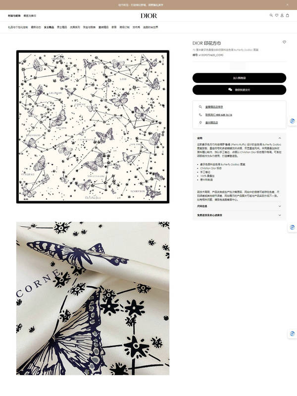 Dior Scarf DIC00357