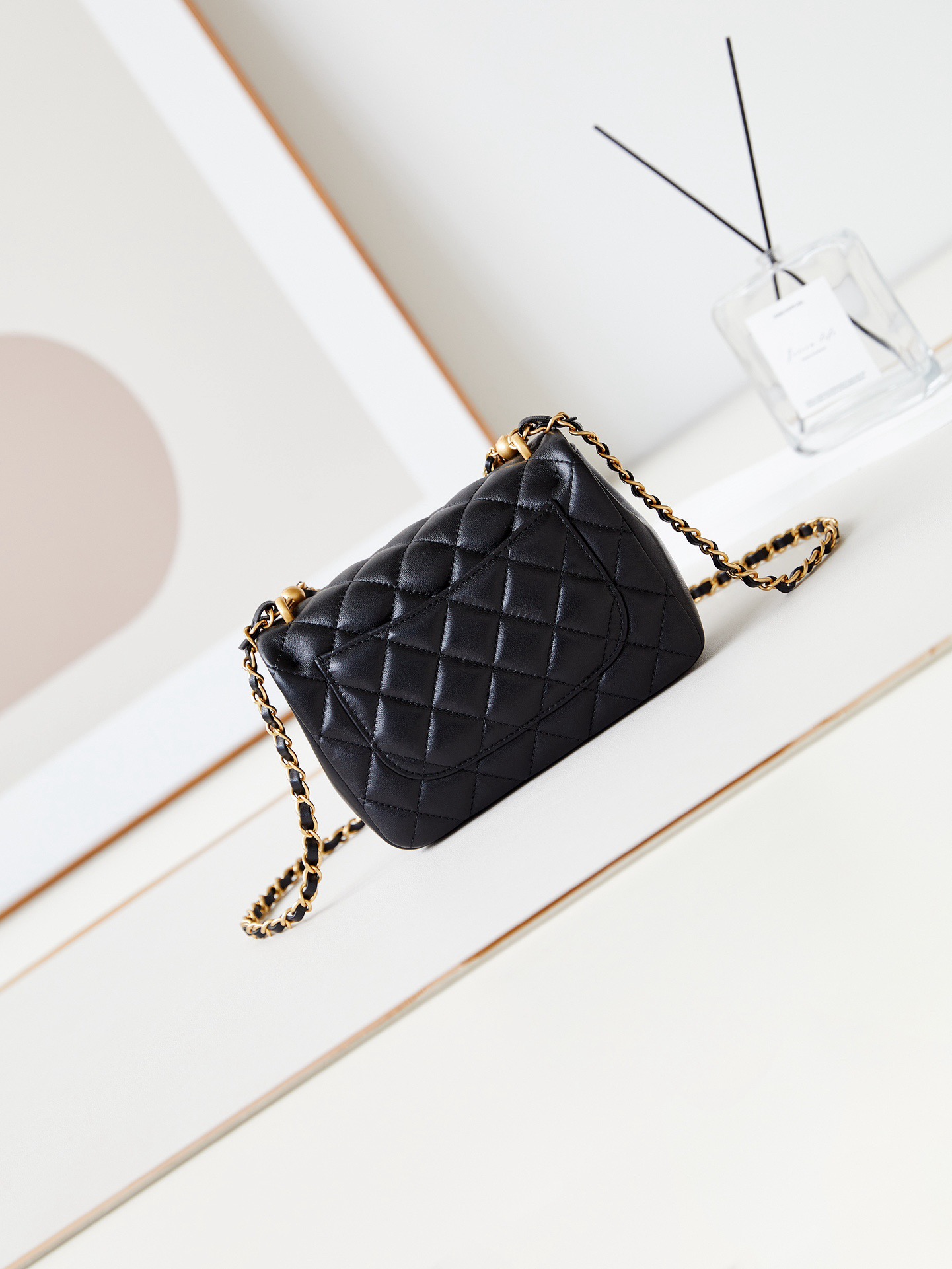 Chanel MINI FLAP BAG AS4385 black