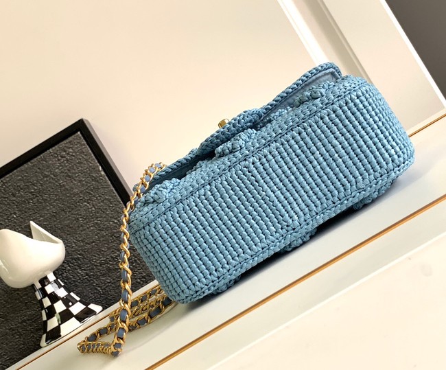 Chanel MINI FLAP BAG AS4518 blue