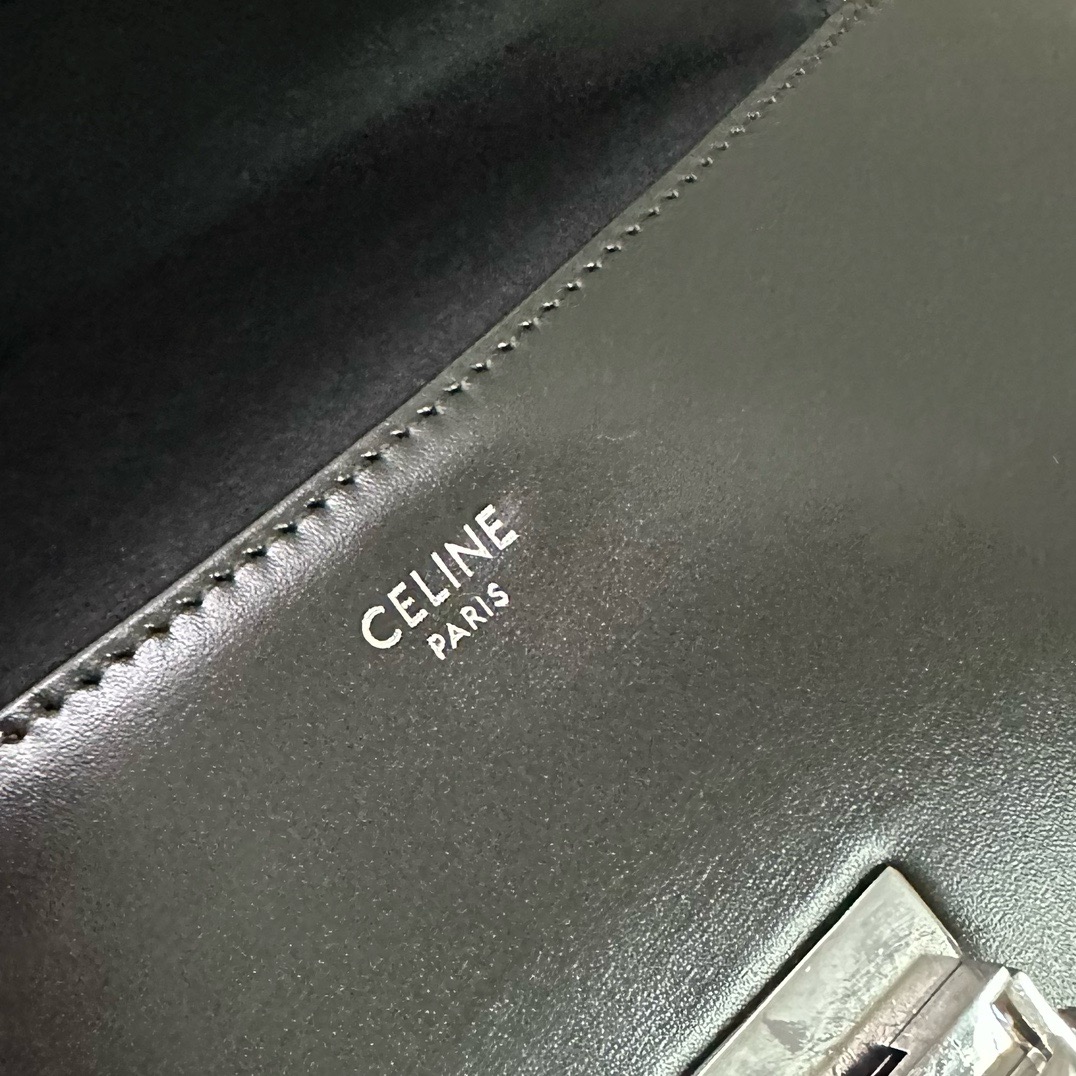 CELINE MEDIUM CELINE LOLA BAG IN SHINY CALFSKIN 115532 black