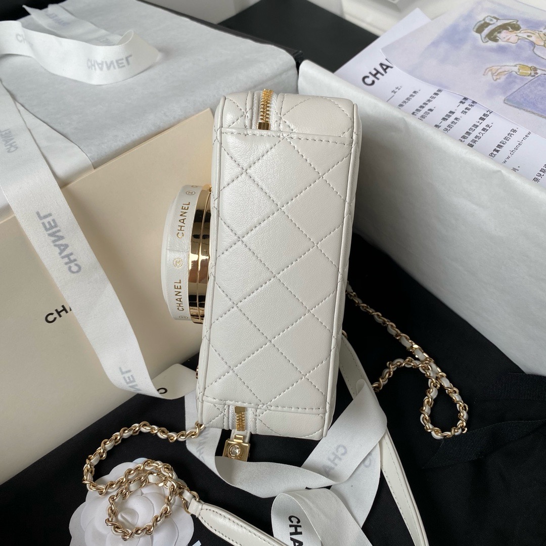 Chanel CAMERA BAG AS4817 White