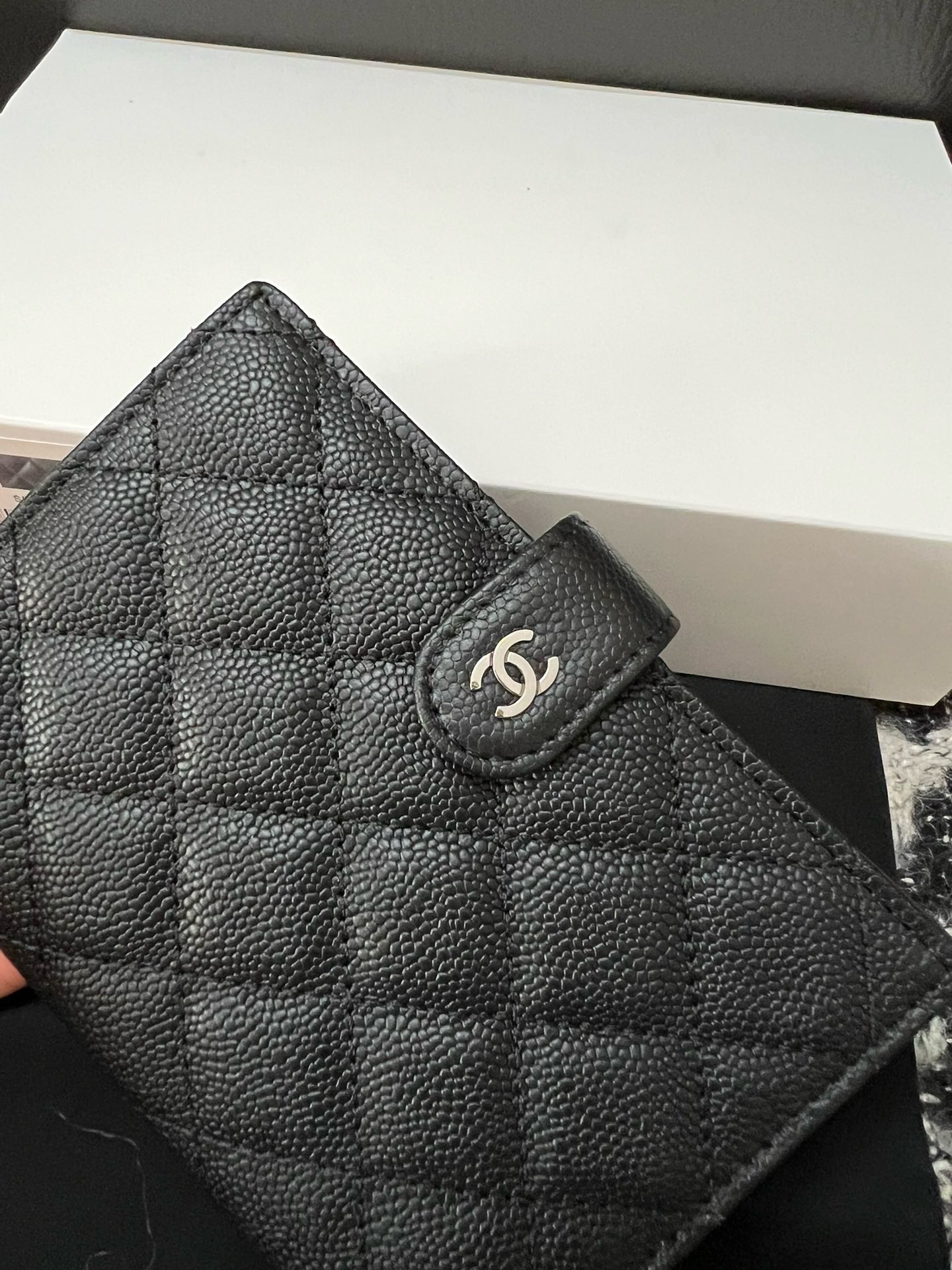 CHANEL Passport Holder 3699 black