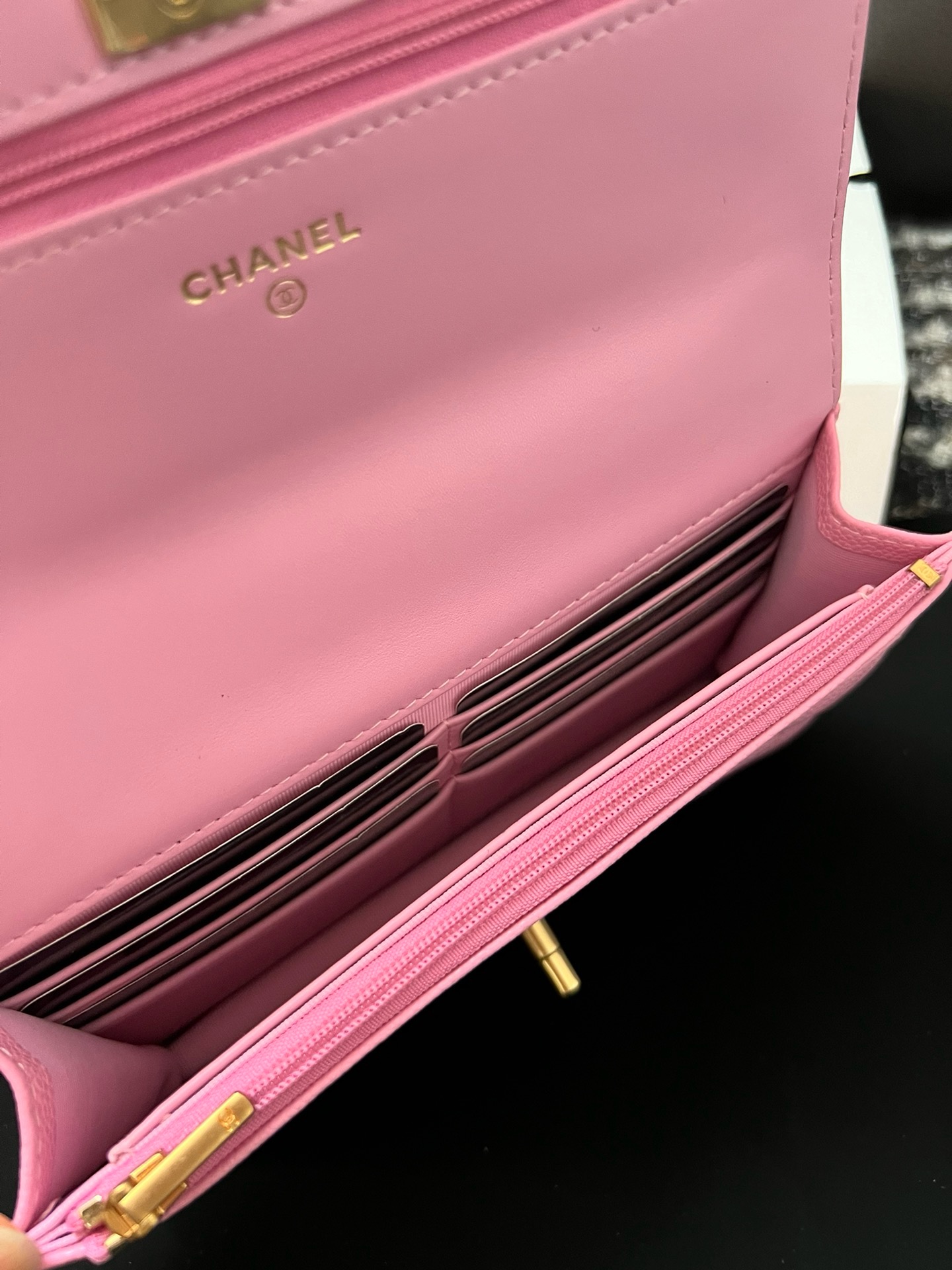 CHANEL WALLET ON CHAIN AP3971 pink