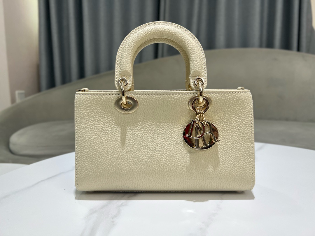 DIOR small Lady D-Sire My ABCDior Bag Bull Leather M11509T Naked