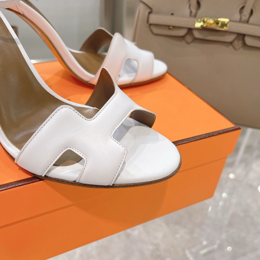 Hermes Shoes 10.5CM Heels HMS00589 White