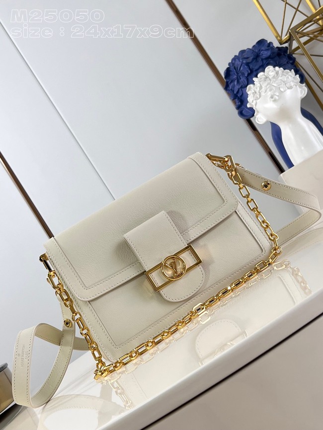 Louis Vuitton Dauphine Soft MM M25050 White