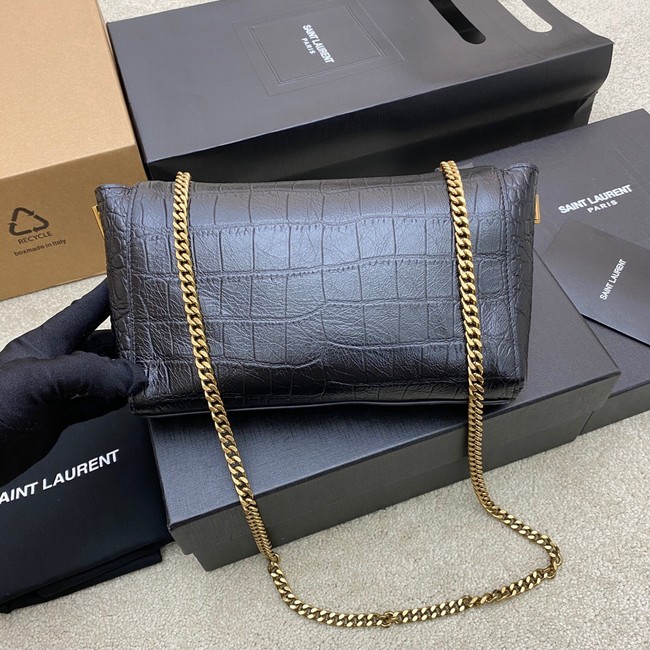 SAINT LAURENT MEDIUM KATE LEATHER 7122880 BLACK