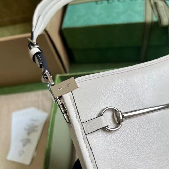 GUCCI JACKIE SMALL SHOULDER BAG 764191 white