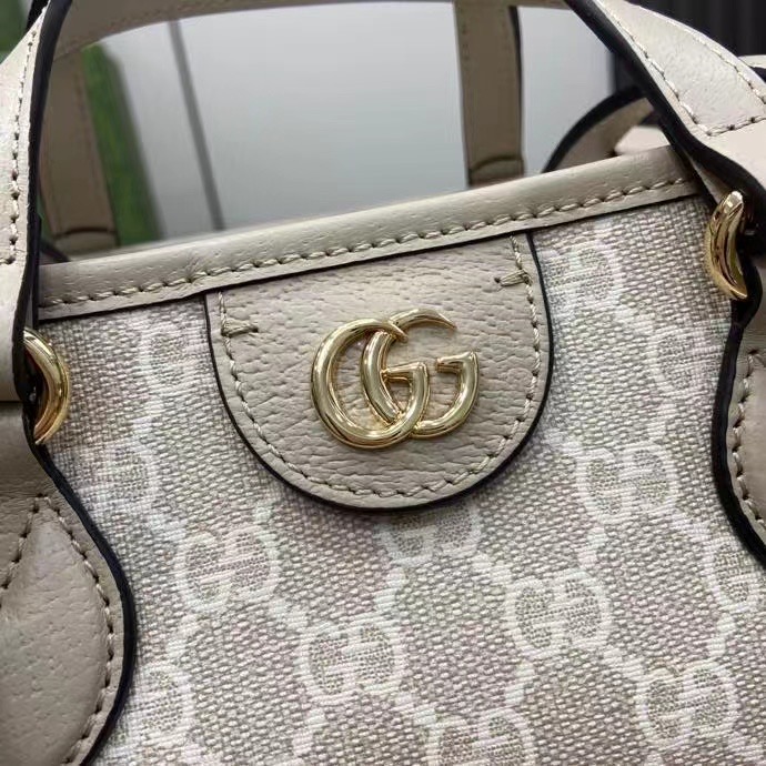 GUCCI OPHIDIA GG MINI TOTE BAG 765043 Oatmeal 