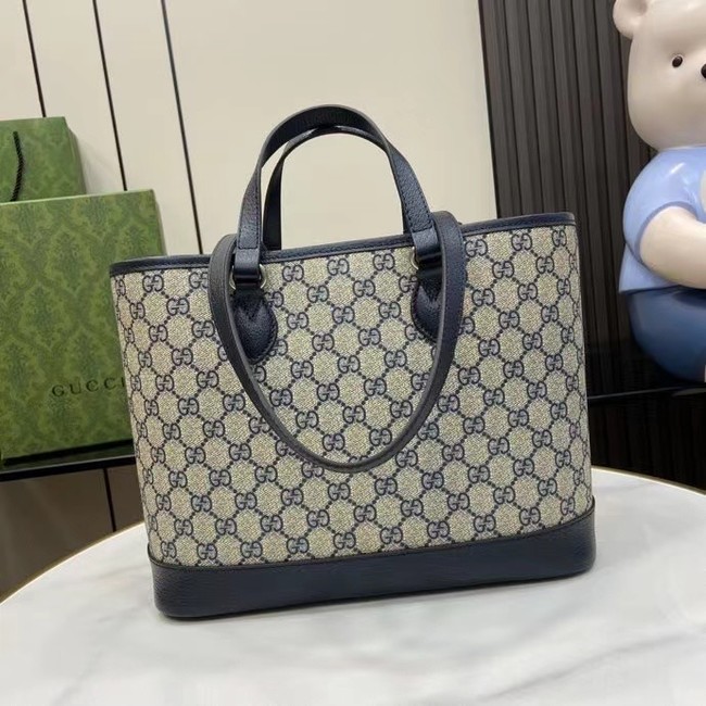 GUCCI OPHIDIA GG MINI TOTE BAG 765043 blue