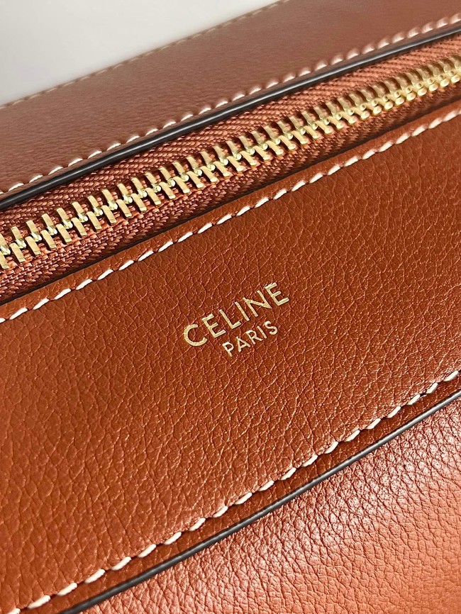 CELINE HELOISE CUIR TRIOMPHE BAG IN CALFSKIN 114713 brown