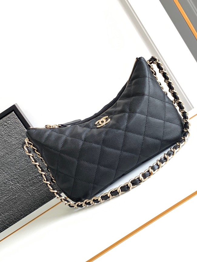 CHANEL HOBO HANDBAG AS4293 BLACK