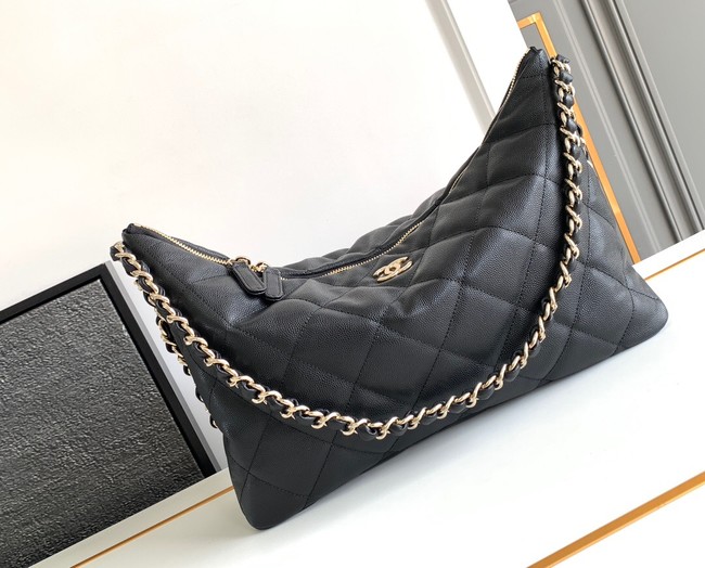 CHANEL Large HOBO HANDBAG AS4246 BLACK