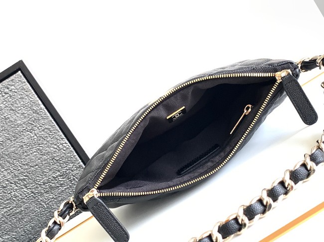 CHANEL SMALL HOBO BAG AS4320 BLACK