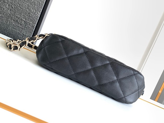 CHANEL SMALL HOBO BAG AS4320 BLACK