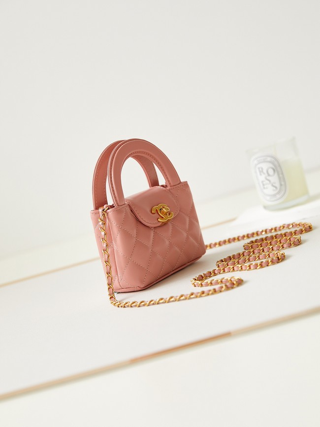 Chanel 23K NANO SHOPPING BAG AS3435 DARK PINK