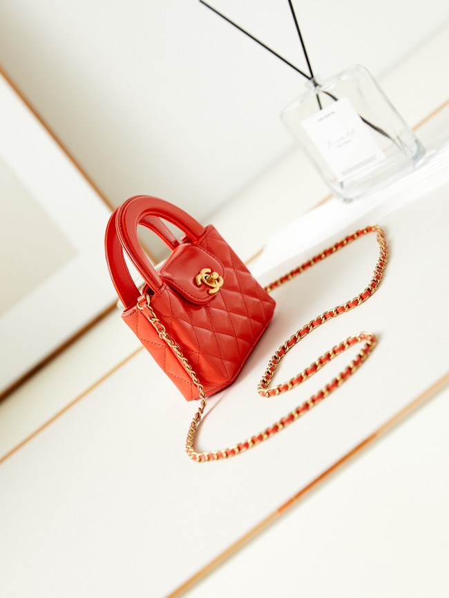 Chanel 23K NANO SHOPPING BAG AS3435 RED