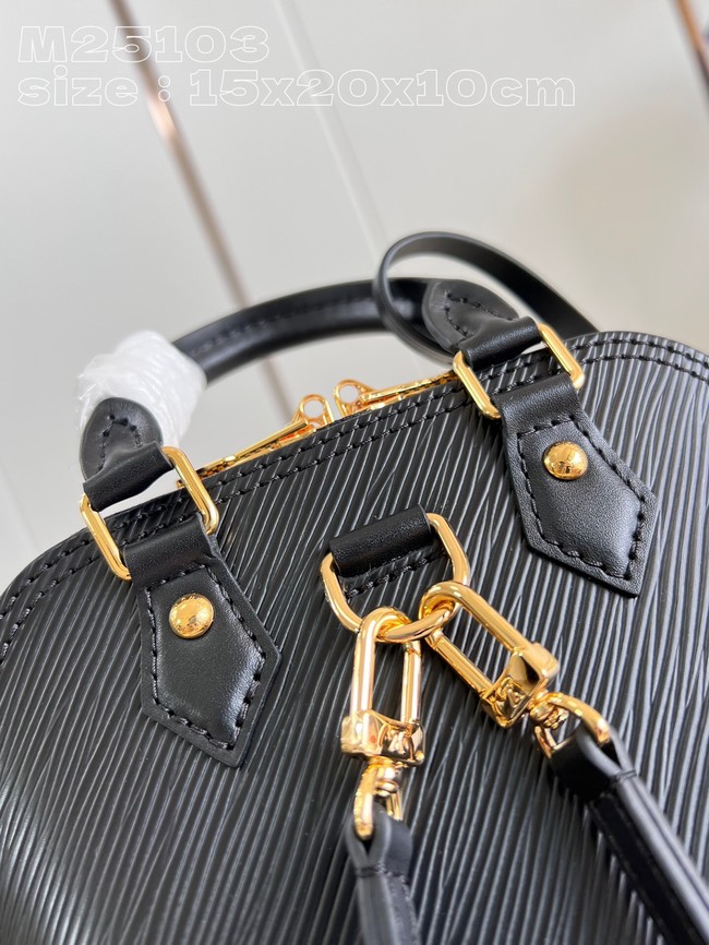 Louis Vuitton Alma Backpack M25103 black