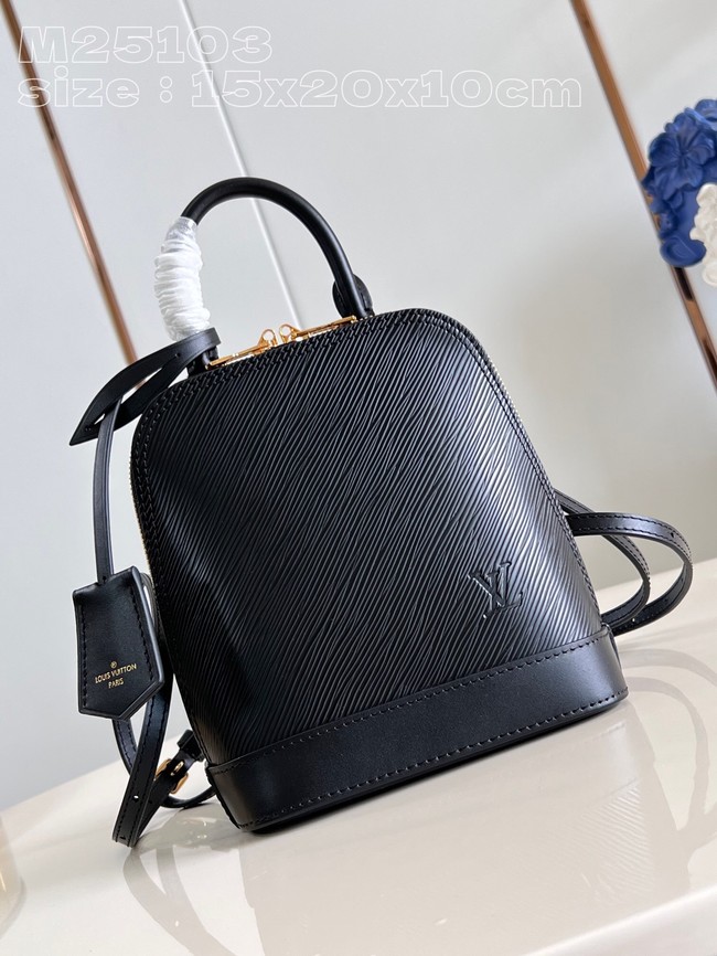 Louis Vuitton Alma Backpack M25103 black