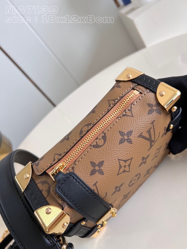 Louis Vuitton Side Trunk Monogram Reverse coated canvas PM M23817