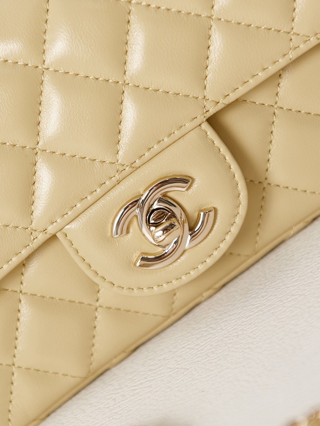 Chanel MINI FLAP BAG WITH TOP HANDLE AS4024 Beige