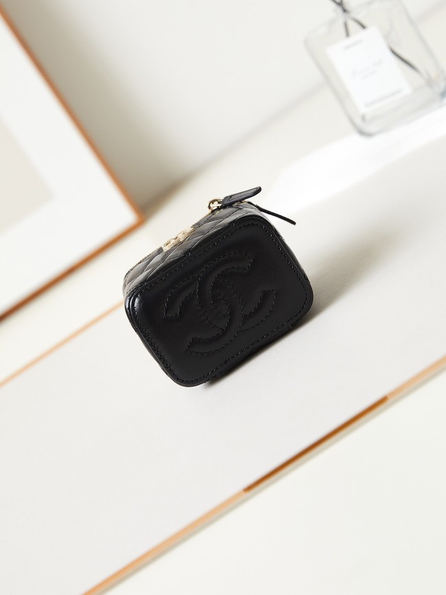 CHANEL NANO CLUTCH WITH CHAIN AS3965 BLACK