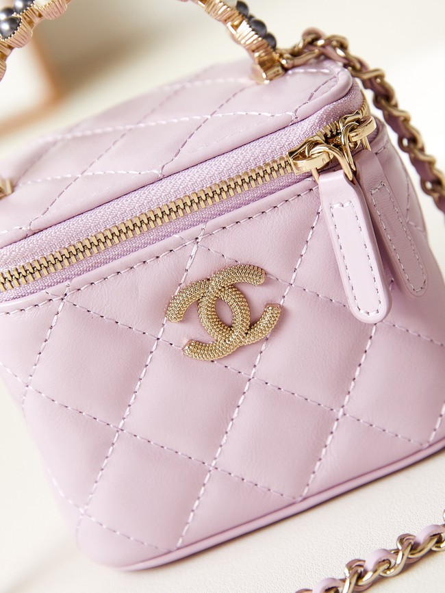 CHANEL NANO CLUTCH WITH CHAIN AS3965 PINK