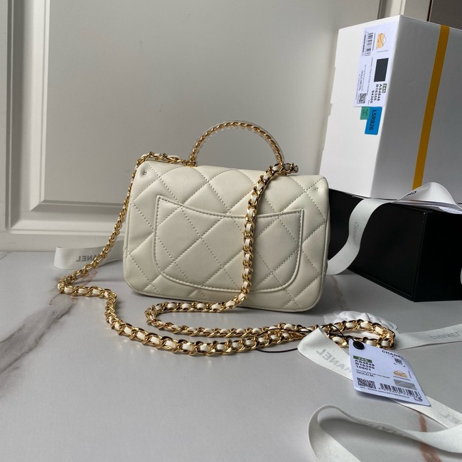 Chanel CLUTCH WITH CHAIN AS4848 white