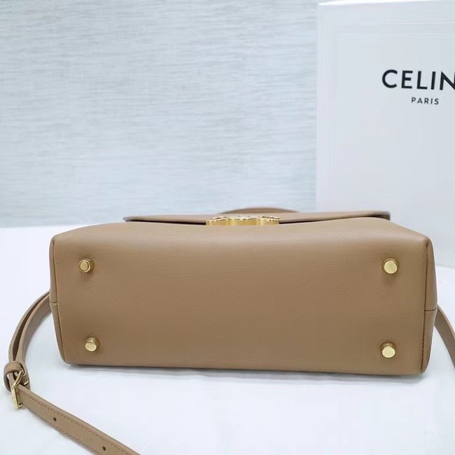 CELINE MEDIUM NINO BAG IN SUPPLE CALFSKIN 117523 BRONZE