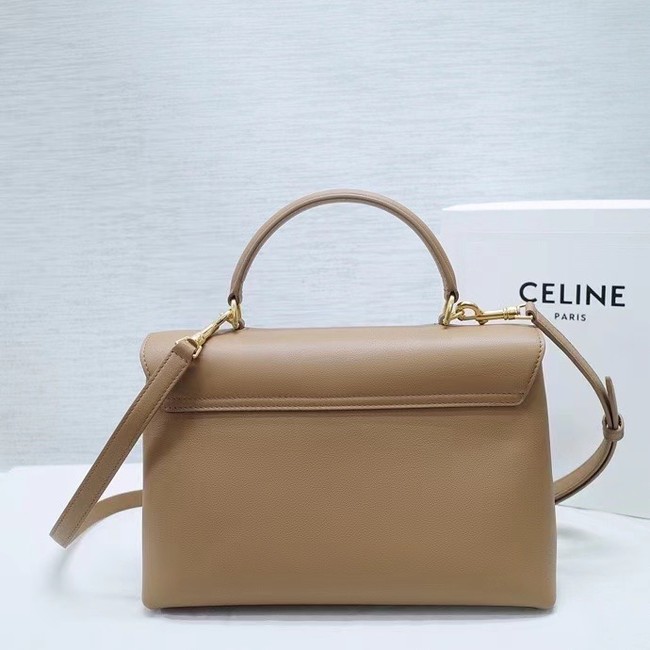 CELINE MEDIUM NINO BAG IN SUPPLE CALFSKIN 117523 BRONZE