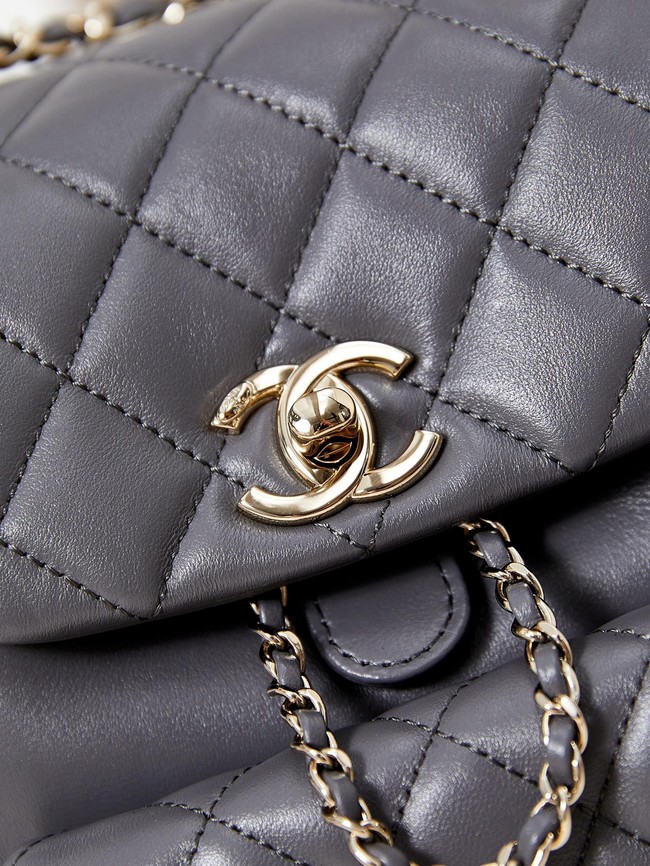 Chanel SMALL BACKPACK AS2908 dark gray