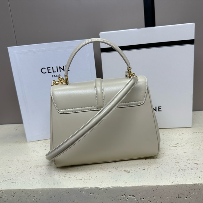 CELINE MINI 16 IN SATINATED CALFSKIN 197983 Beige