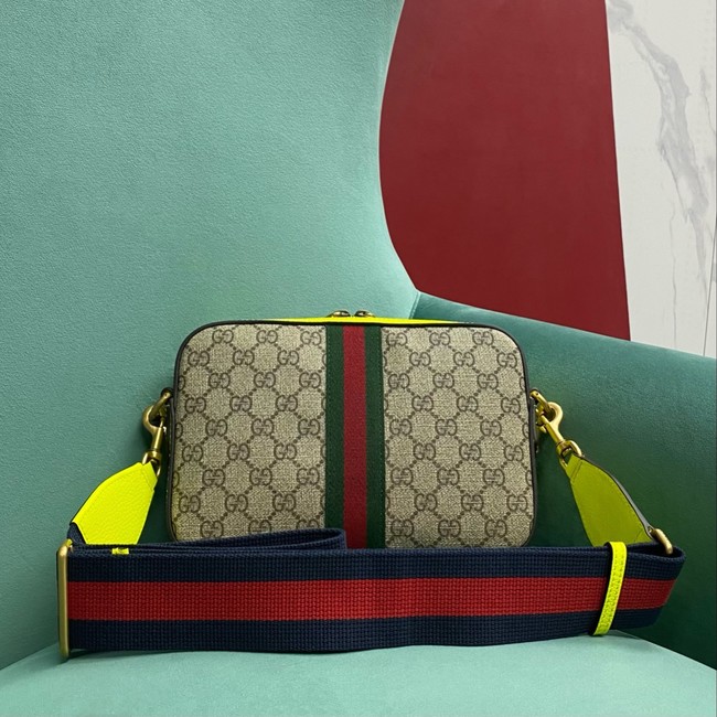 GUCCI OPHIDIA GG SMALL CROSSBODY BAG 752591 green