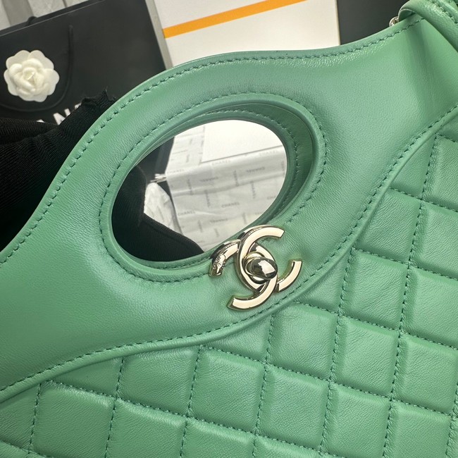 CHANEL 31 MINI SHOPPING AS4133 Bamboo Green