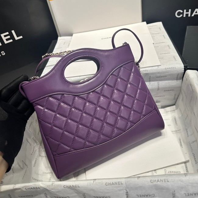 CHANEL 31 MINI SHOPPING AS4133 Purple