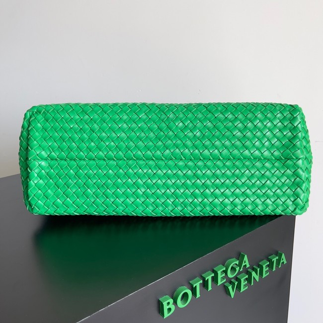 Bottega Veneta Large intreccio leather tote bag 608811 Green