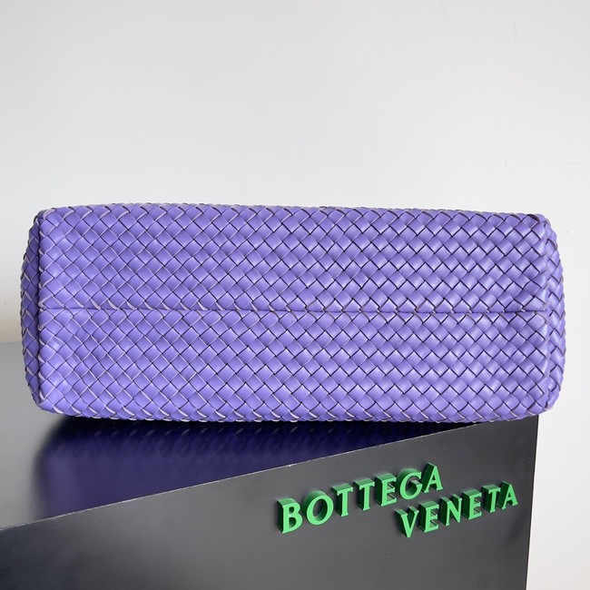 Bottega Veneta Large intreccio leather tote bag 608811 Purple