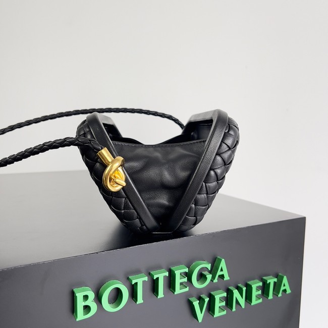 Bottega Veneta Knot With Chain A776662 black