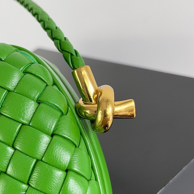 Bottega Veneta Knot With Chain A776662 green