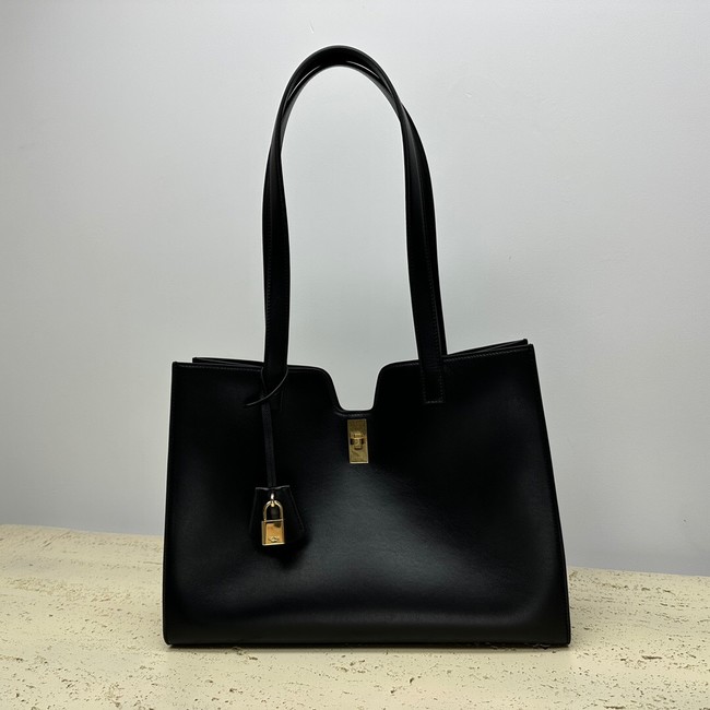 CELINE CABAS 16 IN SMOOTH CALFSKIN 112583 BLACK