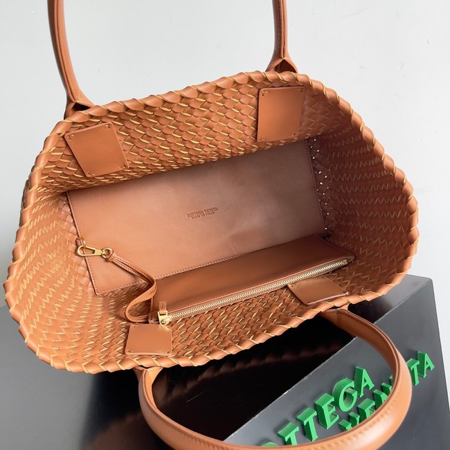 Bottega Veneta Small Cabat 730297 Golden Brown