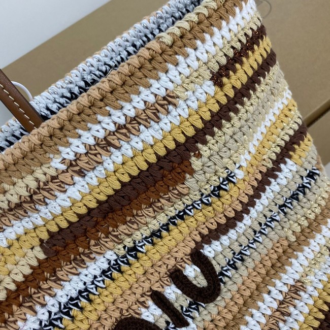 MIUMIU IN RAFFIA Shoulder Bags 5BB159 Apricot