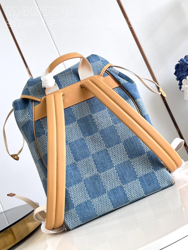 Louis vuitton BACKPACK M40708 Denim Blue