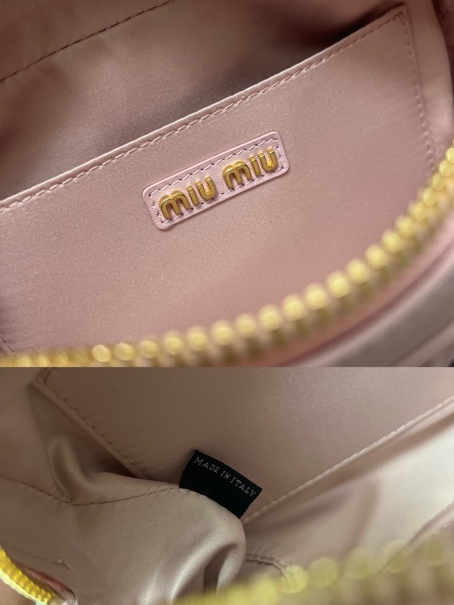 MIU MIU Original Leather Top Handle Bag 5BB123 pink