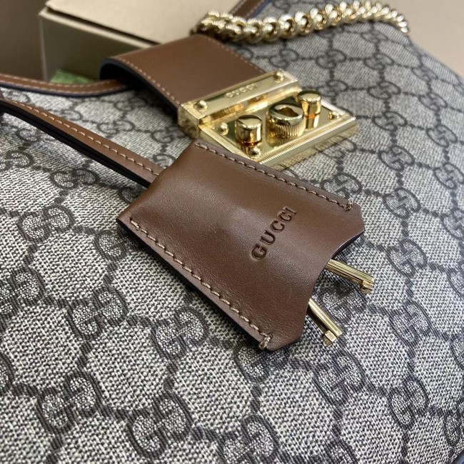 Gucci PADLOCK GG MEDIUM SHOULDER BAG 795113 Brown